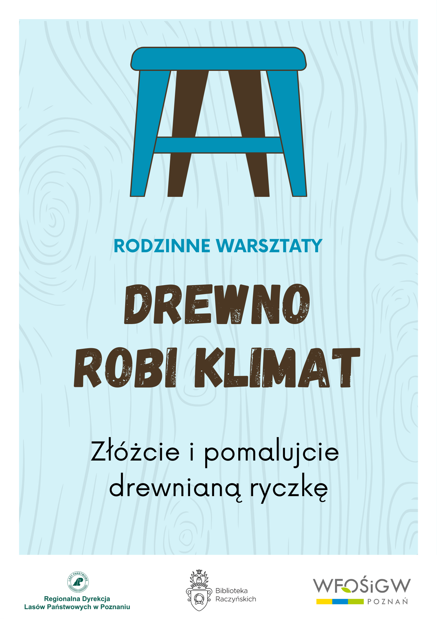 Plakat Drewno Robi Klimat